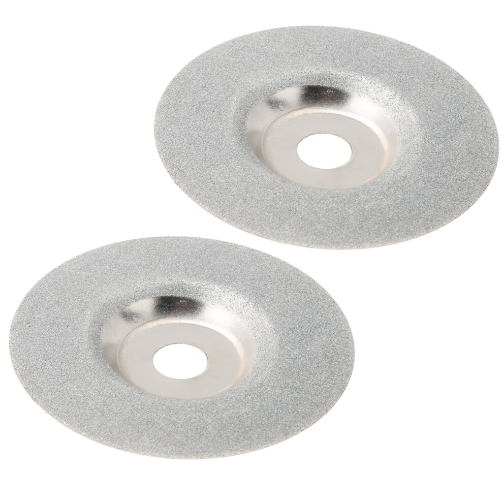 2Pcs 4In Diamond Grinding Disc Glass Marble Ceramics Cutting Saw Blade Wheel Disc 3331323186407
