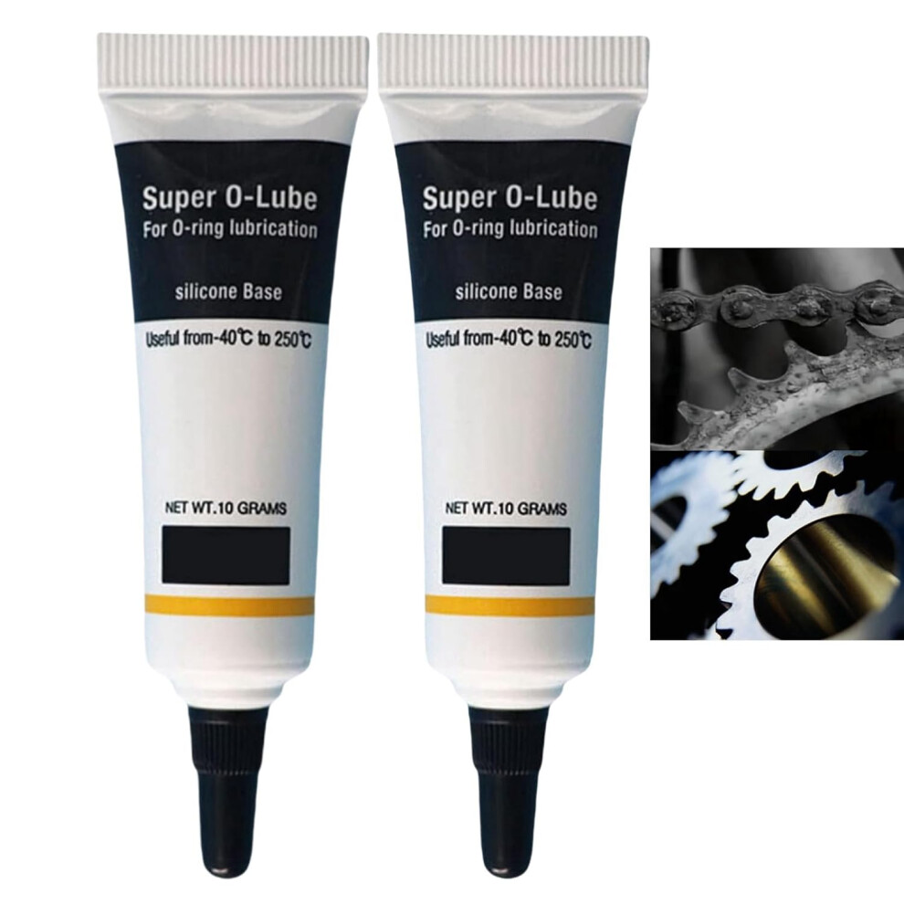 2Pcs Silicone Grease For O-Rings,Plumbers Silicone Grease,Waterproof Plumbers Silicon Faucet Grease,Heat And Cold Resistance Machine Lube 747887111053