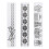 9Pcs Flower Plastic Embossing Folder DIY Paper Decoration Card Maker Template Accessories 8