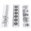 9Pcs Flower Plastic Embossing Folder DIY Paper Decoration Card Maker Template Accessories 14