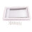 Plastic PVC Pet Door Magnet Automatic Closing Door Bothway Security Accessory for Cat DogWhite M 2