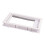 Plastic PVC Pet Door Magnet Automatic Closing Door Bothway Security Accessory for Cat DogWhite M 12