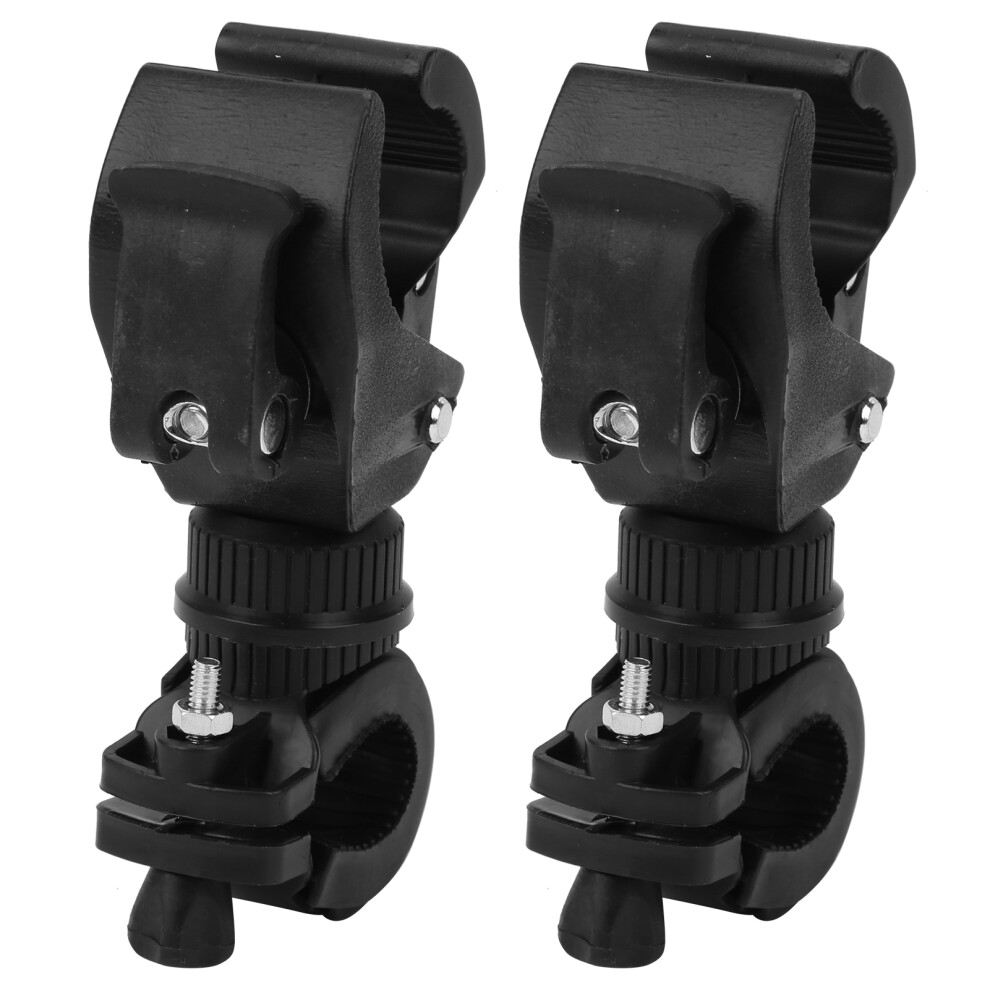 2Pcs Bike Mount Holder 360 Degree Rotatable Bicycle Flash Bracket Cycle Equipment Light