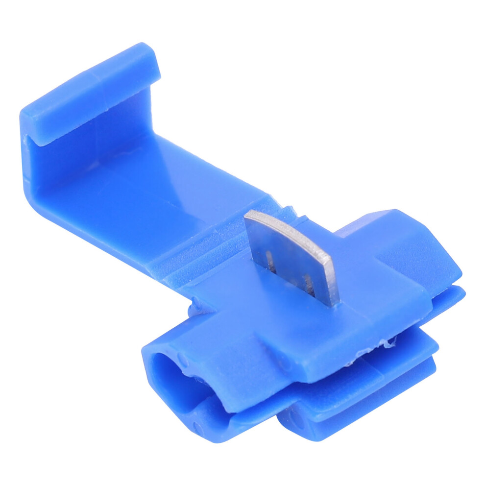 210Pcs Lock Wire Connectors Quick Splice Electrical Cable Snap Crimp Terminal Blocksblue 8461323193404