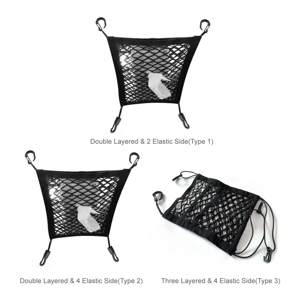 Car Mesh Seat Back Net Bag Barrier Of Backseat Kids Children Pet Dog Tissue Handbag Purse Holder Car Storage Netting Pouch 9491323195190