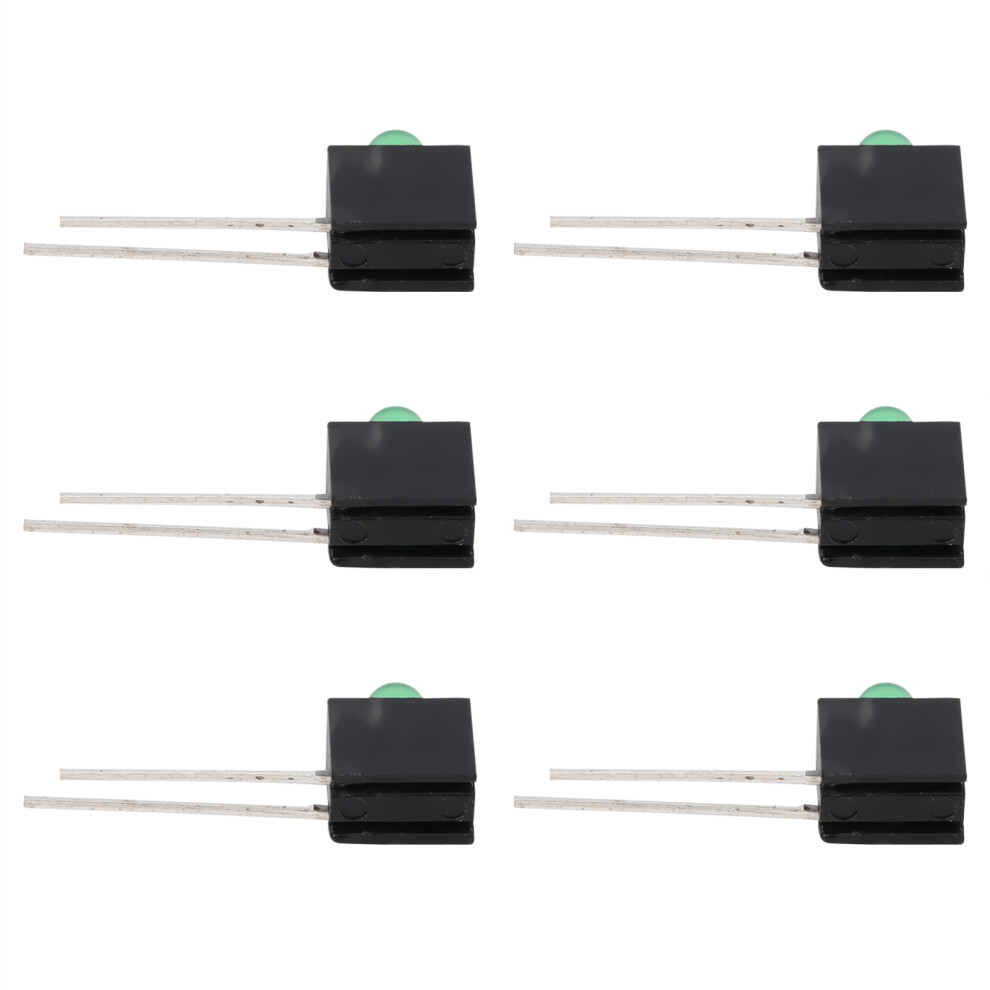 100Pcs Led Holder 3Mm Lampshade 90 Degree Bend With Light Industrial Control Componentsgreen Light 8411323195847