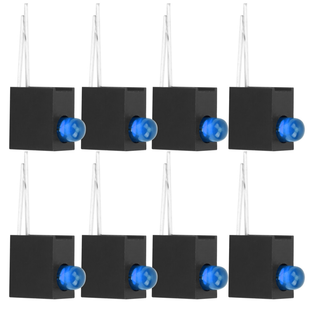 100Pcs 3Mm Led Shade Diode Light Kit With Holder Side Single Hole Industrial Accessoriesblue Light 3131323195900