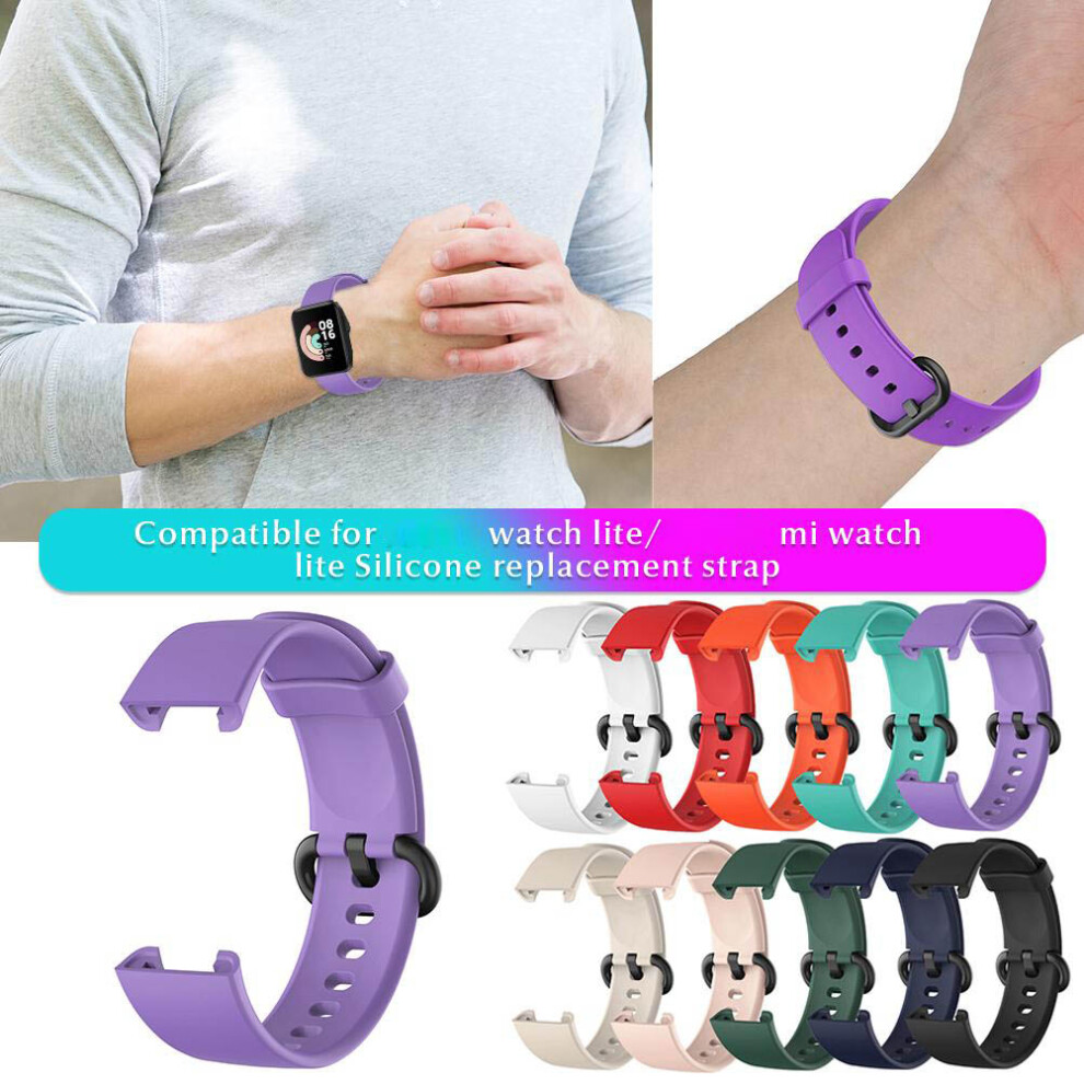 Watch Band Compatible For Xiaomi Mi Watch Lite For Redmi Watch Lite Smart Watch Replacement Silicone Strap Wrist Strap 4391323197734