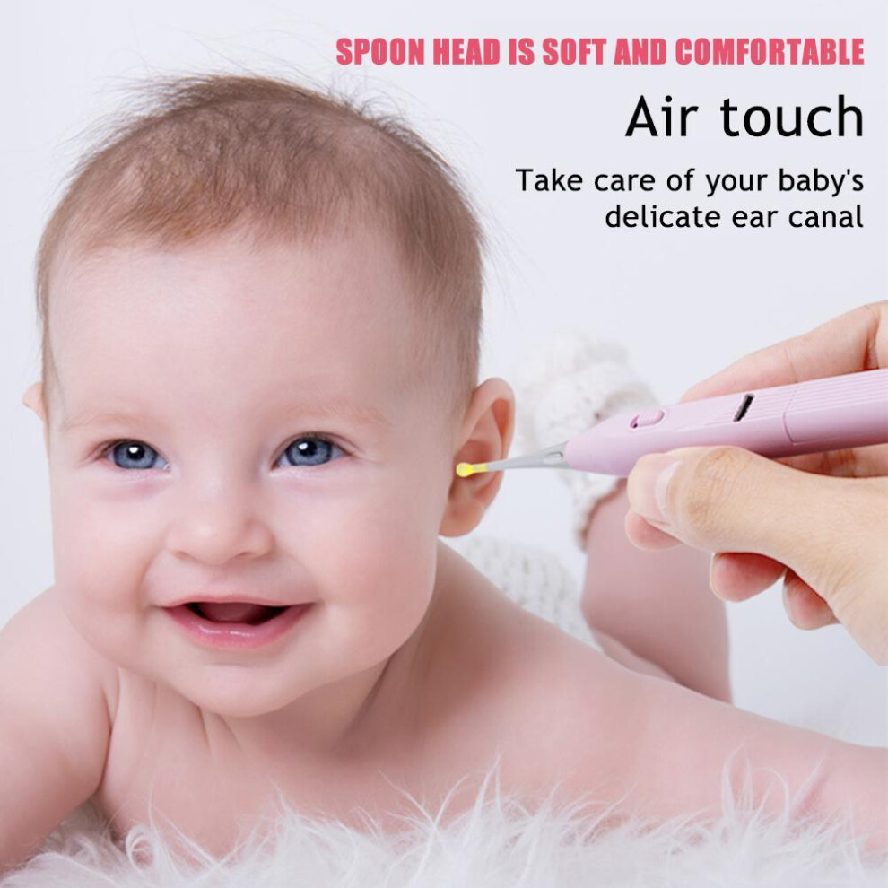 Light Ear Cleaner Soft Silicone Earpick Usb Rechargeable Ear Cleaner Flash Wax Remover Luminous Ear Curette Spoon For Kids