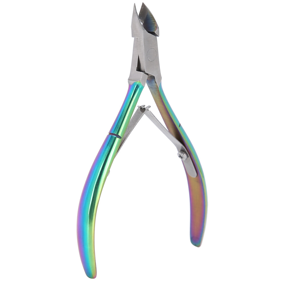 Nail Cuticle Nippers Stainless Steel Dead Skin Scissors Pliers Pedicure Manicure ToolColorful