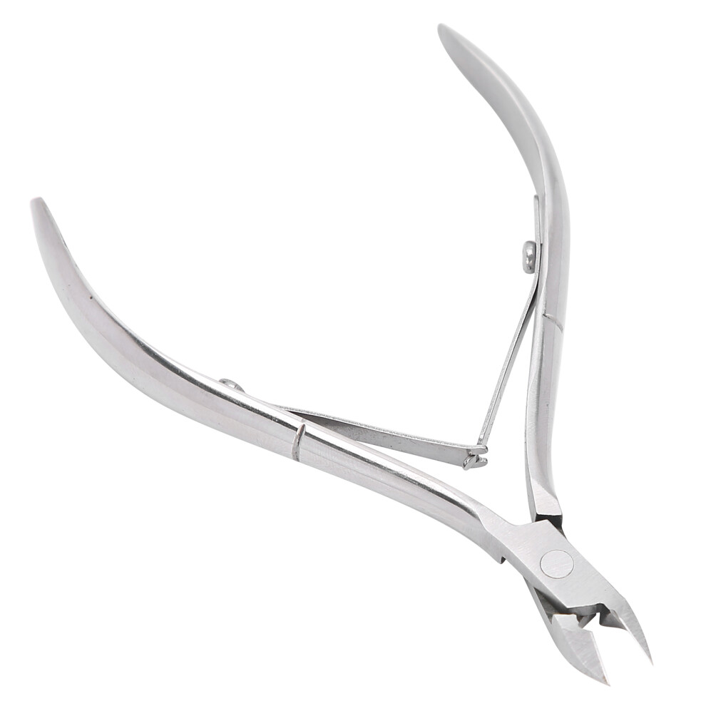 Nail Cuticle Nippers Stainless Steel Dead Skin Scissors Pliers Pedicure Manicure ToolSilver