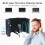 Microphone Isolation Shield 5-Panel Wind Screen for Recording Studio Foldable High-Density Absorbing Sponge 7