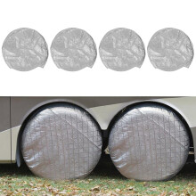 Wasserdichter Aluminium-Reifenüberzug für 23-25 Zoll Autos, LKWs, SUVs, Wohnmobile, Silber