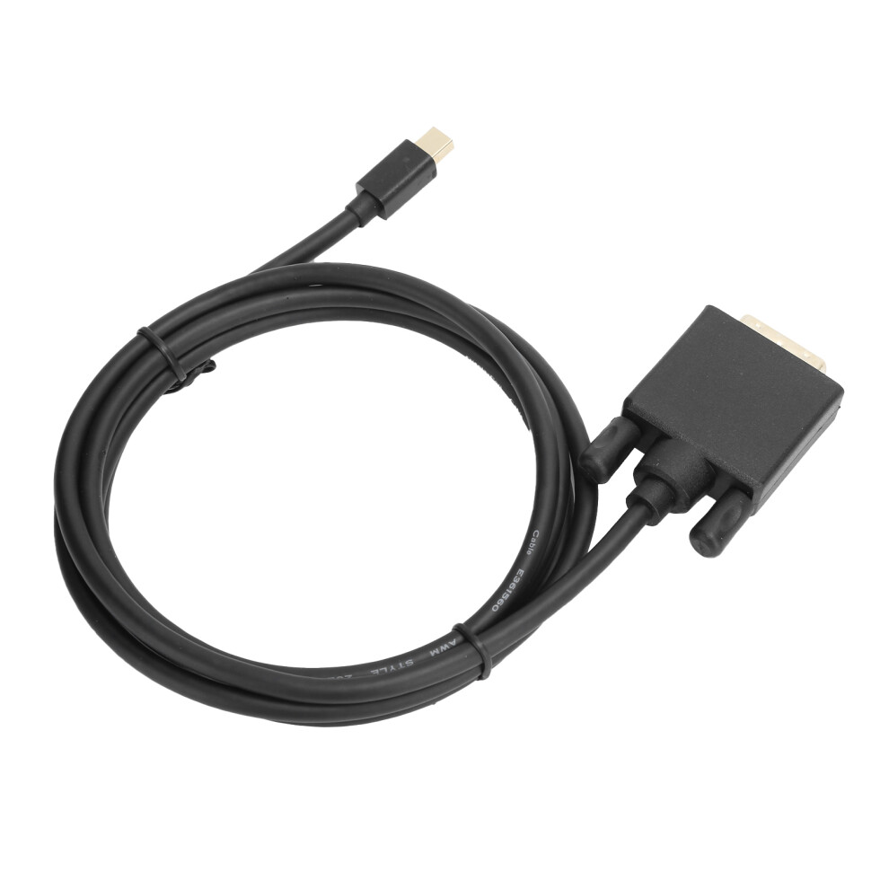 Mini Dp To Dvi Cable Adapter Copper Conductor 4K 1080P With Abs Housing1.8m/5.9Ft 4951323202052