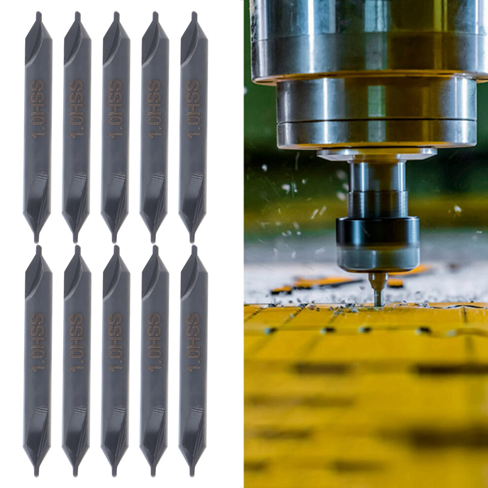 10Pcs Center Drill Bit Hss Atype For Die Stainless Steel Allground Spiral Positioning 1Mm 8491323202790