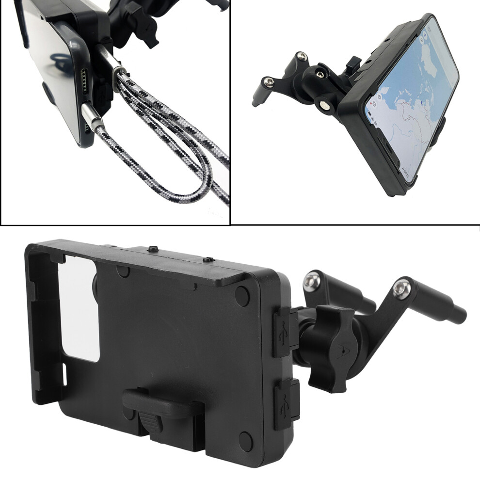 Motorcycle Phone Bracket Usb Charging Holder Fit For Ducati 939/ 939S Supersport / Supersports 17‑20 9341323203329