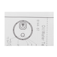 Universale Öl-Temperaturanzeige 52mm Weiß 12V Auto-Modifikation