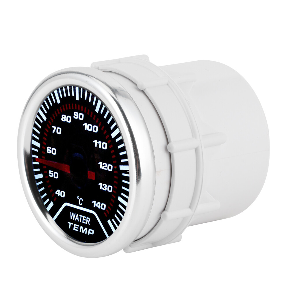 Water Temperature Gauge Led Automobile Universal 52Mm/2In Temp Gauge 1/8 Sensor Thread 9391323203751