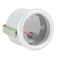 12V 2-Zoll Öltemperaturanzeige 50-150 Weiße Hintergrundbeleuchtung Carbon-Fiber-Design