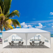 3x6M Gazebo Outdoor Party Tent with 6 Removable Sidewalls