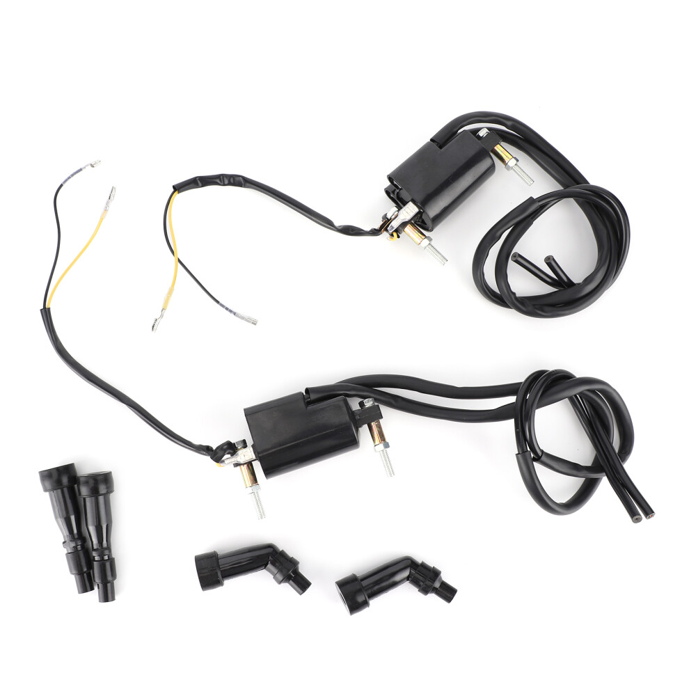 2Pcs Ignition Coils 4Pcs Caps 33410-45012 Fits For Suzuki Gs550 Gs750 Gs850 Gs1000 4271323205465