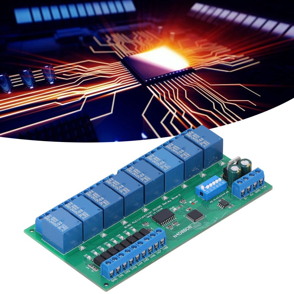 Relay 8 Input 8 Output Rs485 Din35 Rail Box Shell Plc Expansion Board 24V N4d8b08 4371323205134