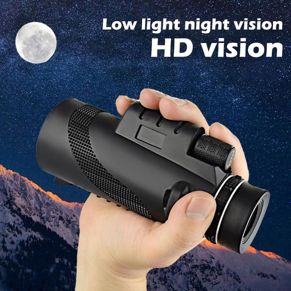 Monocular Telescope 40X60 High Power Hd Monocular Telescope With Smartphone Holder And Tripod Waterproof Monocular 9411323205361