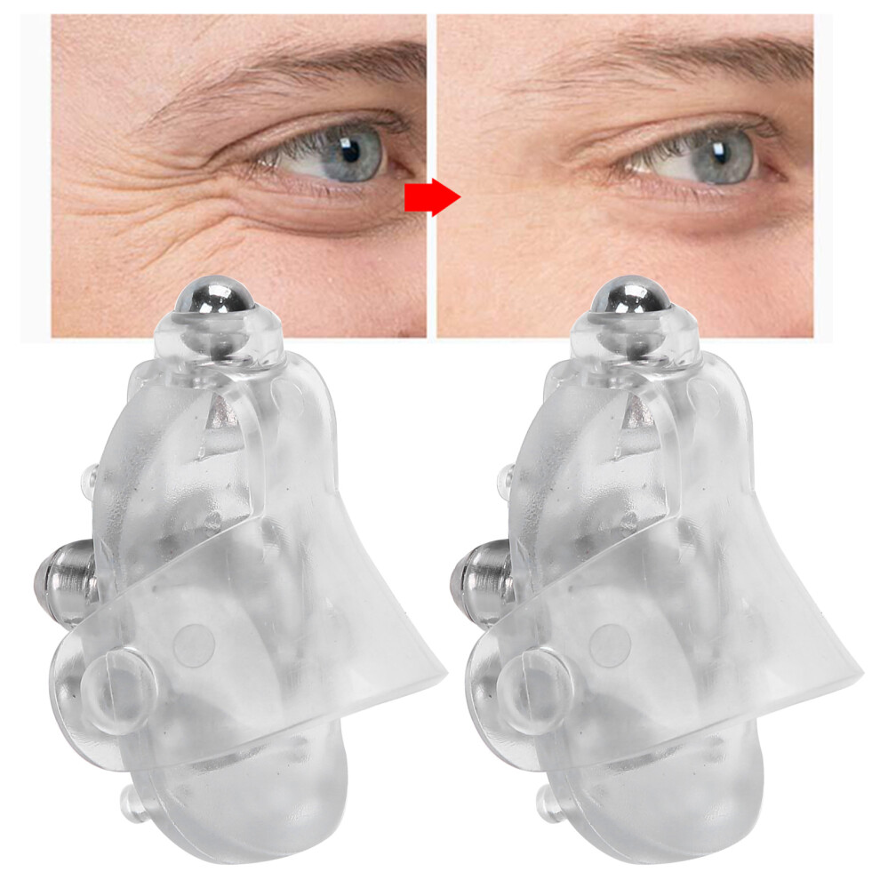 2pcs Handheld Magnetic Bead Massager Ball Rolling Portable Body Eye Massager Device