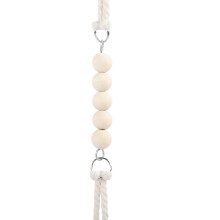 Pet Chicken Large Parrot Pinevood Swing Stand Bar Safety Toy Chewing Biting Playing