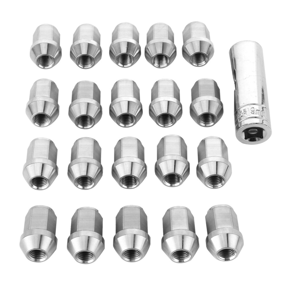 20pcs Stainless Steel Wheel Lug Nuts M12x1.5 Thread Universal Auto Car Accessories-image-OPC-PHW5KVQ-NEW