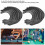 4Set Billiard Table Pocket Corner Liners Replacement Pool Cue Sports Accessory Black 8
