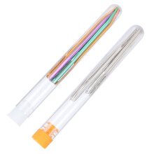 Große Augenschliff-Aluminium-Nadeln Set für Nähen & Stricken, 5 Größen