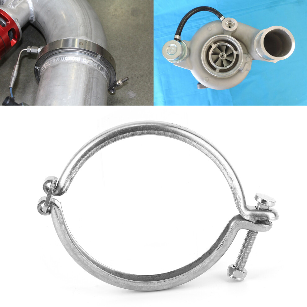 Turbine Exhaust Vband Clamp Stainless Steel Fit For Hy35 He351cw He341 Turbocharger 5041323216391