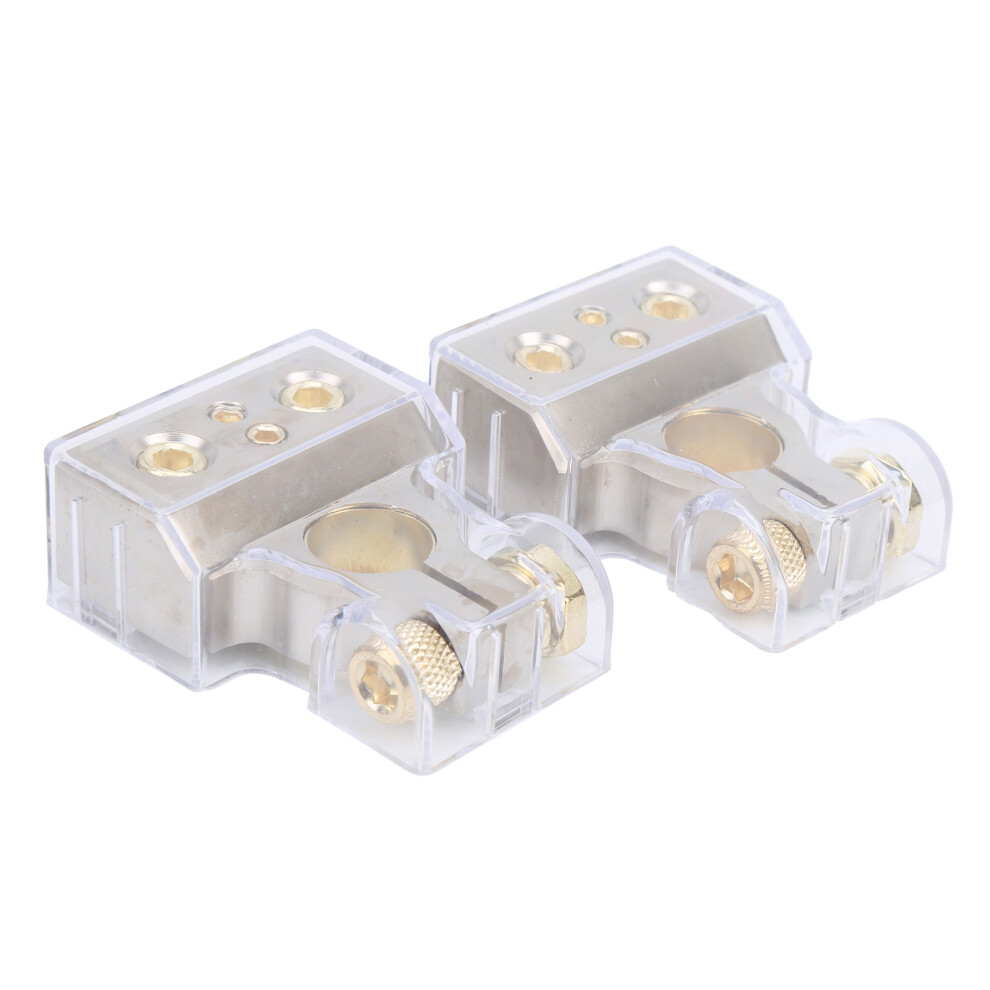 Pair Battery Terminal Connector Negative And Positive 0/4/8/10 Awg For Car Boat Truck Motorcycle 8201323217461