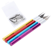 Craft Knife Hobby Chisel Tool Steel Blade Cutting Carving Scrapbooking Art Creation Tool