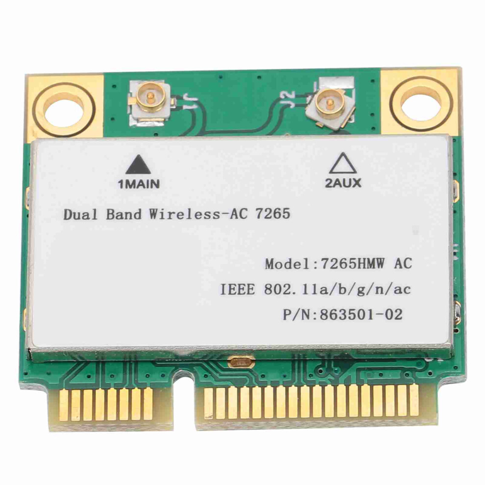 Mini Pcie Wifi Card Dualband Wireless Adapter Network Parts 802.11Ac 7265Hmw Ac 8051323220608