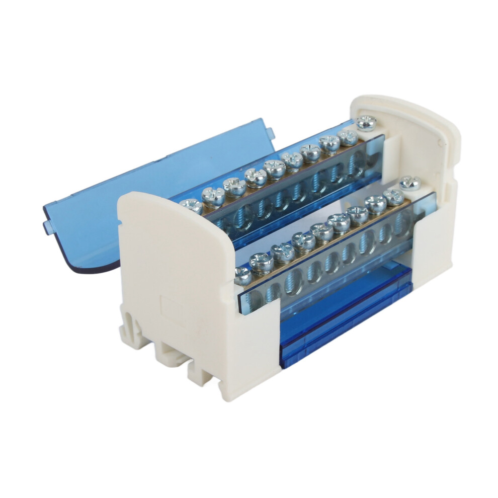 Terminal Distribution Box 2Stage Singlephase Din Rail With Transparent Dustproof Shell 211 7891323221318