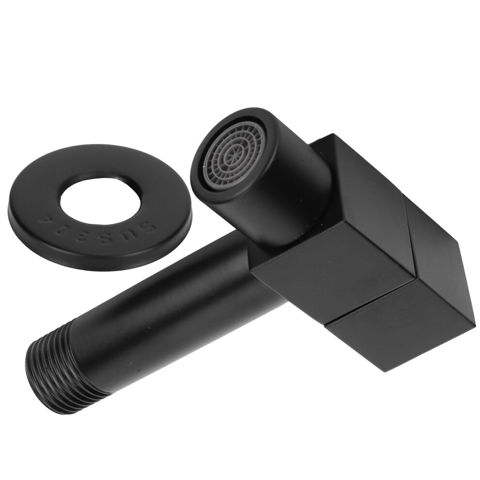 G1/2 Black Mop Sink Faucet Balcony Single Cold Water Gravity Casting Tap Hardware Accessories 4671323223634