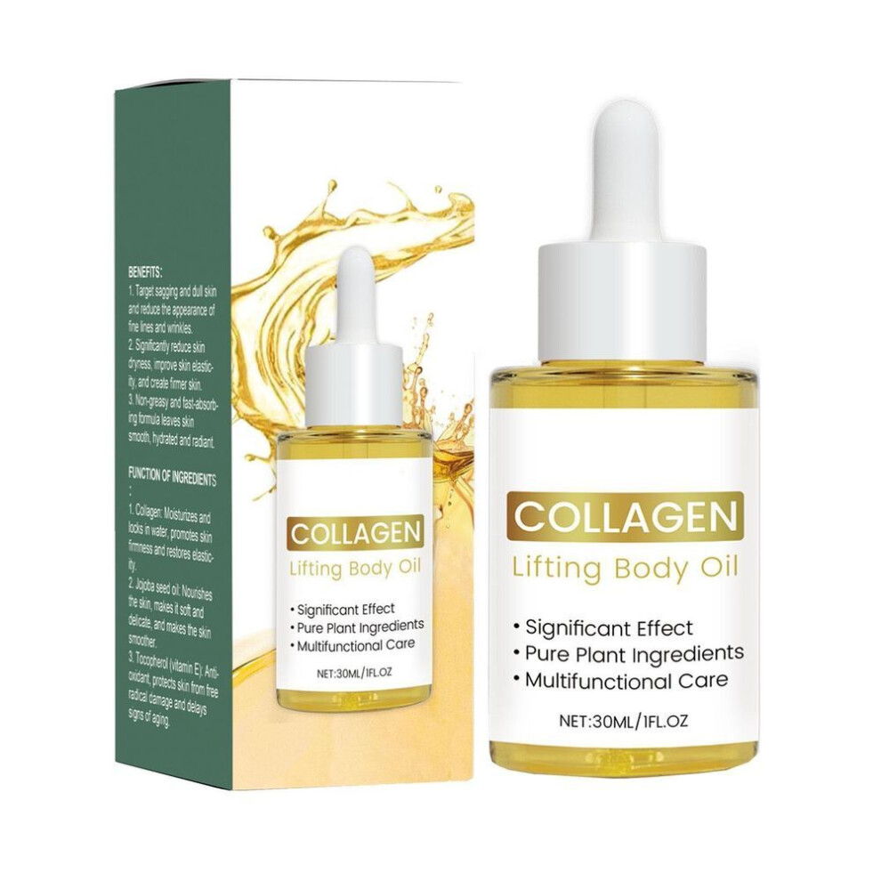 Collagen Lifting Body Oil,cellulite Massage Collagen Oil, Collagen Firming Body Oil,moisturizing Body Oil,collagen Oil For Skin Firming.30ml