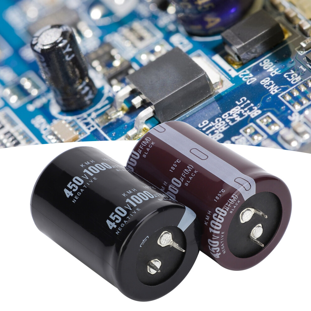 2Pcs Electrolytic Capacitor Aluminium Cylindrical Shape Component 105 35X50mm 1000Î¼F 450V 8701323225300
