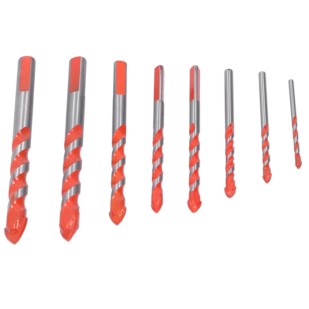 Drill Bit Set Multi Purpose Bits Accessory For Ceramic Tile Concrete Glass Drilling(8Pcs ) 4921323226235