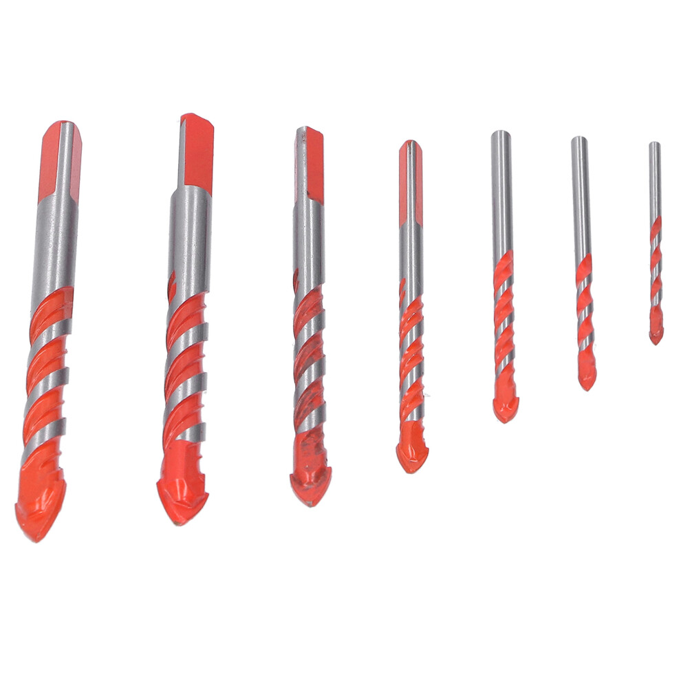 Drill Bit Set Multi Purpose Bits Accessory For Ceramic Tile Concrete Glass Drilling(7Pcs ) 4901323226220