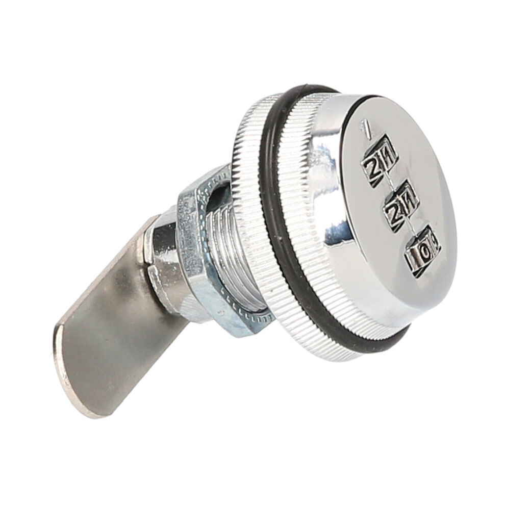 Xt20 Combination Cam Lock Zinc Alloy Password Coded Lock Security Locks 3-Digit Rotary Tongue Lock For Safety Of Cabinet Drawer Cupboard Cl 8481323226315