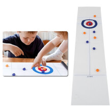 Faltbarer Tisch-Kegel für Kinder & Erwachsene Tragbares Partyspiel Silber-Optik