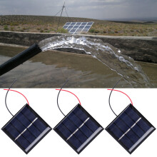 3Pcs 0.45W 2V Mini Solar Panel Cells Micro Wired Polysilicon Solar Panel DIY Battery
