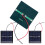 3Pcs 0.45W 2V Mini Solar Panel Cells Micro Wired Polysilicon Solar Panel DIY Battery 12