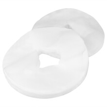 200 Stück Runde Vlies-Massagebett-Gesichtslappen mit Loch – 29 cm