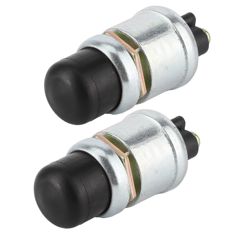 2Pcs Horn Engine Start Switch Spst Push Button Starter Waterproof 50A 12V For Car Boat 6931323232820