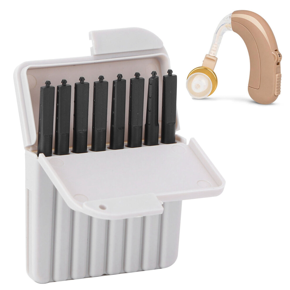8Pcs/Box 1.2mm Hearing Aid Protection Earwax Guards Filters Hearing Assistance Accessory