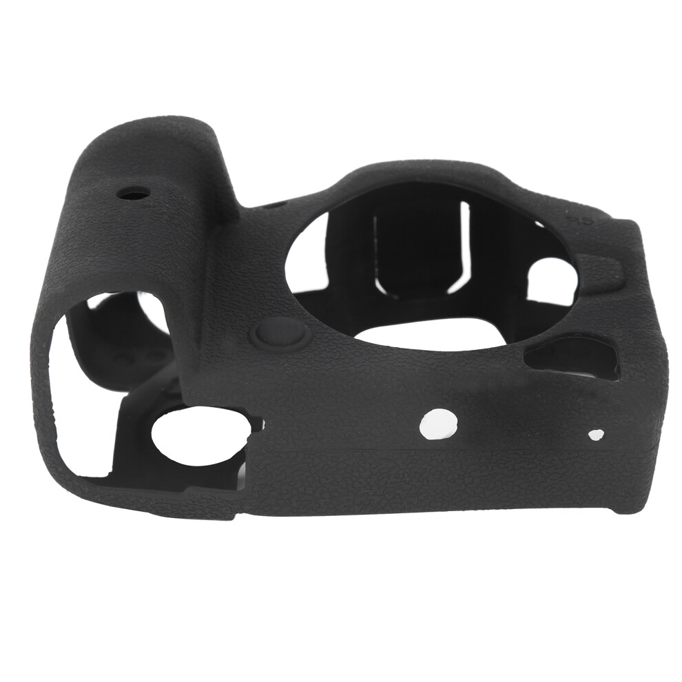 Digital Camera Lychee Pattern Silicone Cover Protective Casing For Canon Eos R5 Black 9371323234061